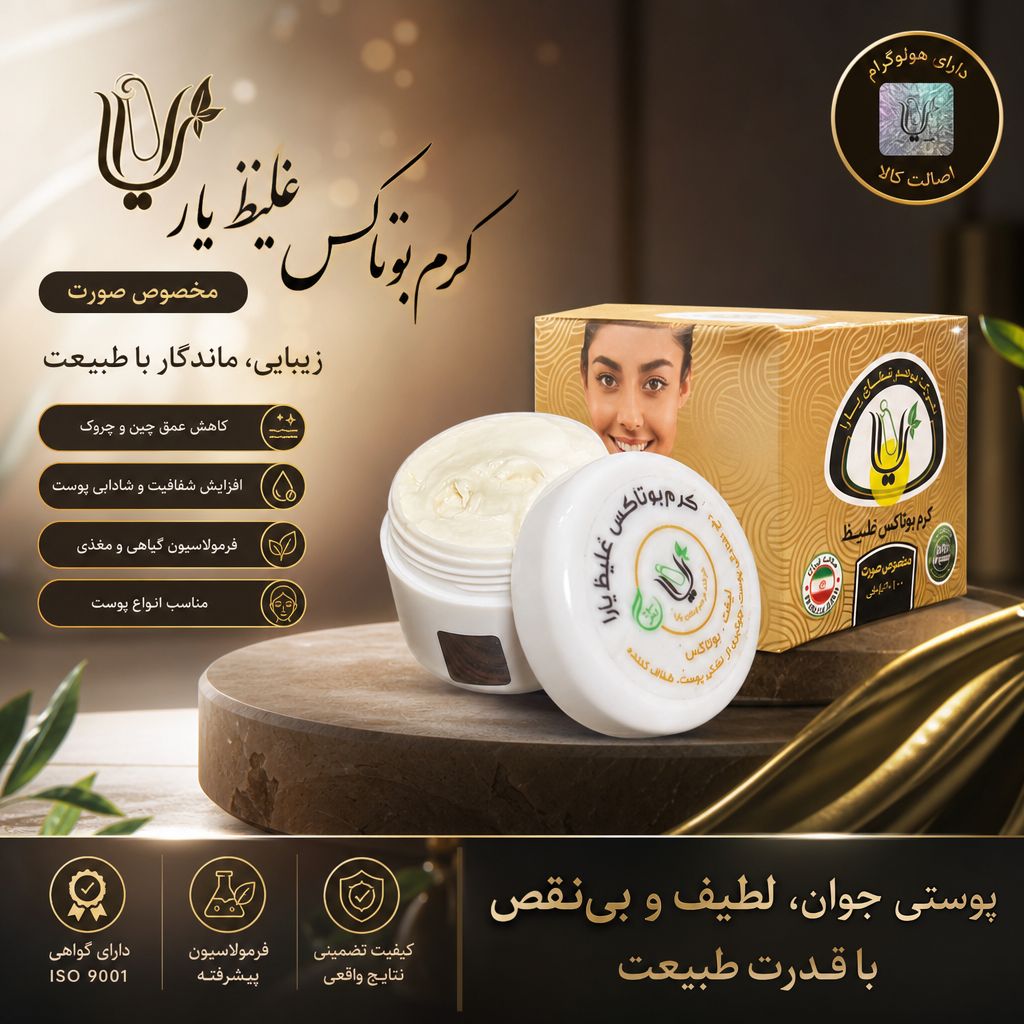 کرم بوتاکس غلیظ یارا