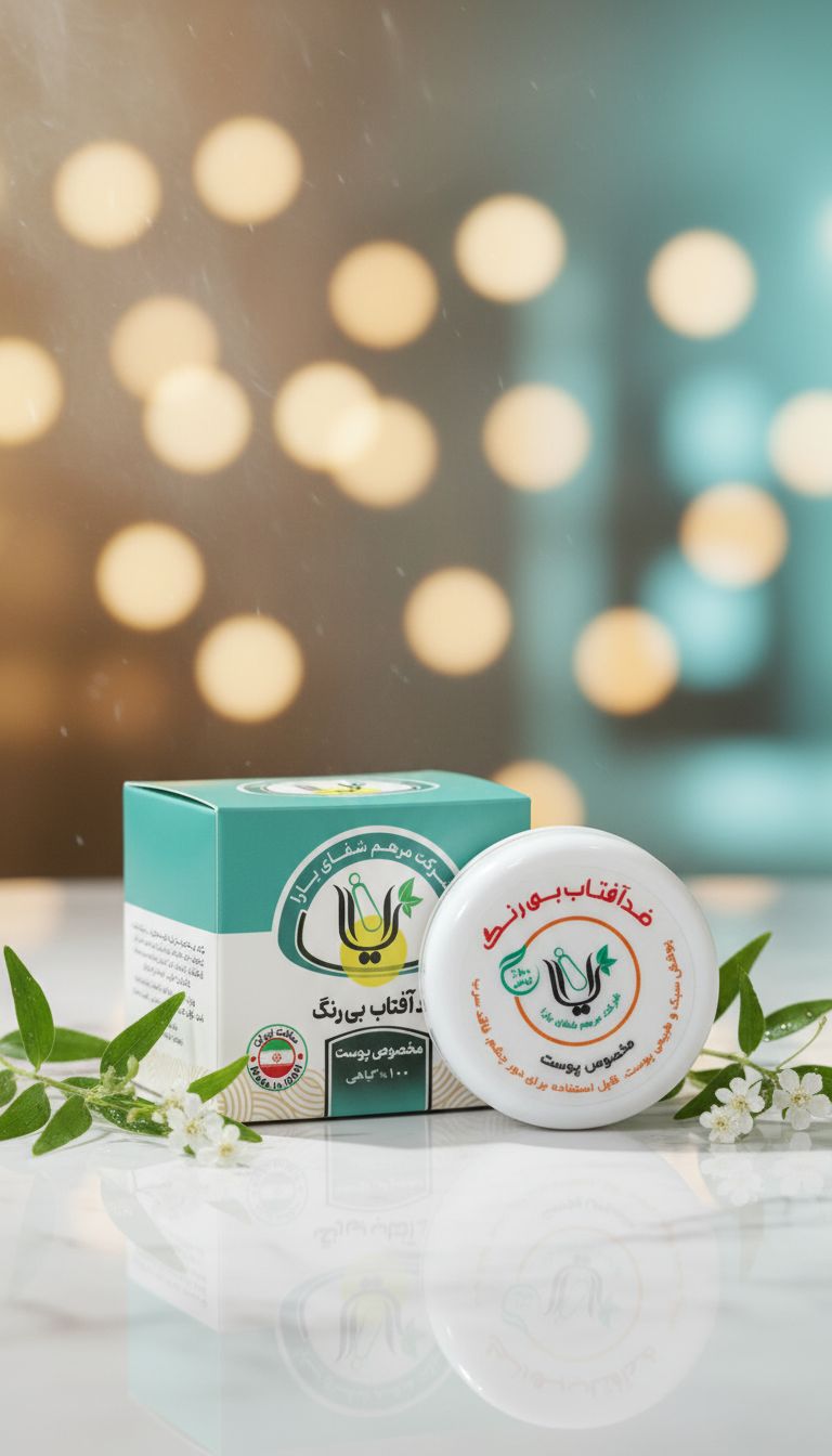 ضد آفتاب گیاهی بدون رنگ یارا