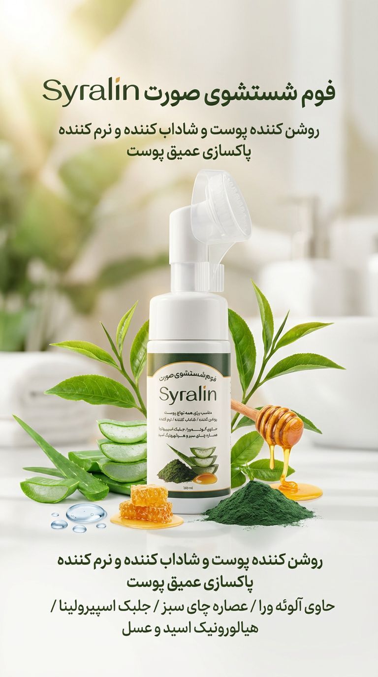 فوم شست وشوی صورت سیرالین